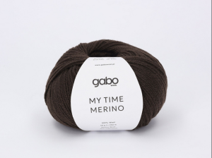 Włóczka Gabo Wool My Time Merino gorzka czekolada 9305