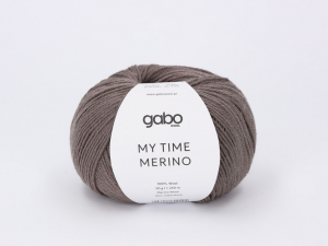 Włóczka Gabo Wool My Time Merino ziemisty brąz 9308
