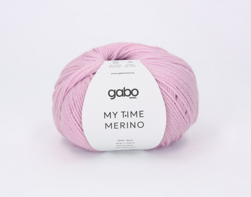 Włóczka Gabo Wool My Time Merino mglista peonia 9520