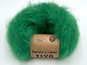 Włóczka Furora Yarns wełna merino z alpaką suri TIYA  zielony