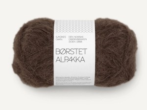 Włóczka Sandnes Garn Borstet Alpakka gorzka czekolada 3082