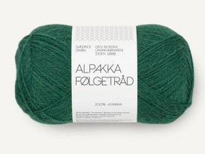 Włóczka Sandnes Garn Alpakka Folgetrad 7772 szmaragdowa zieleń