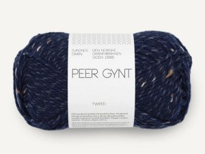 Włóczka Sandnes Garn Peer Gynt granatowy tweed 5585
