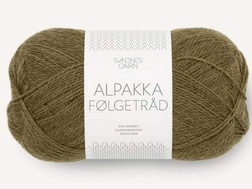 Włóczka Sandnes Garn Alpakka Folgetrad 9873 ciemna oliwka