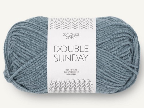Włóczka Sandnes Garn Double Sunday szaro niebieski 6051