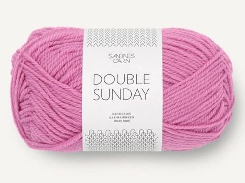 Włóczka Sandnes Garn Double Sunday szokujacy róż 4626