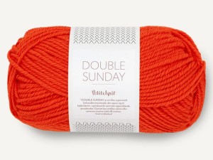 Włóczka Sandnes Garn Double Sunday ognista pomarańcza 3819 by PetiteKnit