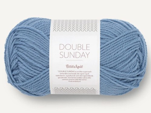 Włóczka Sandnes Garn Double Sunday niebieski 6043 by PetiteKnit