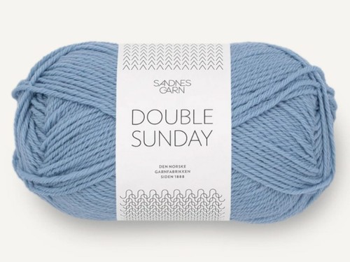 Włóczka Sandnes Garn Double Sunday niebieska hortensja 6032