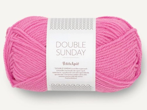 Włóczka Sandnes Garn Double Sunday  flamingo 4604 by PetiteKnit