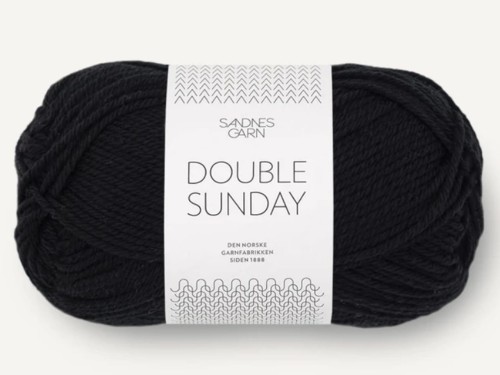 Włóczka Sandnes Garn Double Sunday czarny 1099