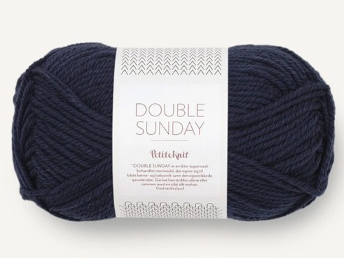 Włóczka Sandnes Garn Double Sunday ciemny granat 5591 by PetiteKnit