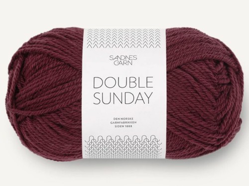 Włóczka Sandnes Garn Double Sunday burgund 4372