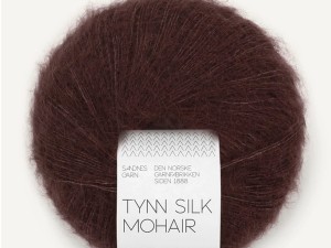 Włóczka Sandnes Garn Tynn Silk Mohair brownie 4381