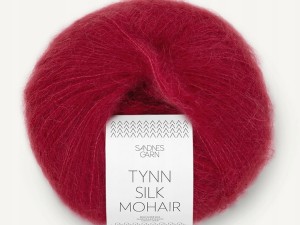 Włóczka Sandnes Garn Tynn Silk Mohair głęboka czerwień 4236