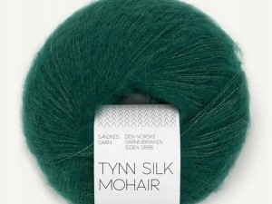Włóczka Sandnes Garn Tynn Silk Mohair szmaragdowa zieleń 7772