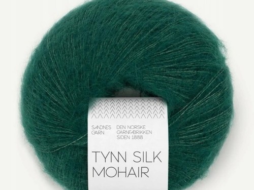 Włóczka Sandnes Garn Tynn Silk Mohair szmaragdowa zieleń 7772