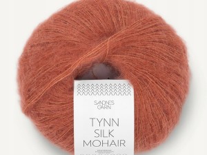 Włóczka Sandnes Garn Tynn Silk Mohair jasny miedziany brąz 3535