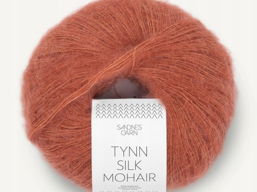 Włóczka Sandnes Garn Tynn Silk Mohair jasny miedziany brąz 3535