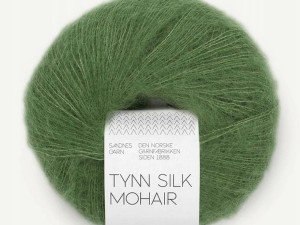 Włóczka Sandnes Garn Tynn Silk Mohair zielona winnica 8753