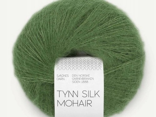 Włóczka Sandnes Garn Tynn Silk Mohair zielona winnica 8753