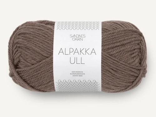 Włóczka Sandnes Garn Alpakka Ull brązowy żołądź 3161