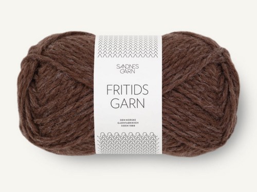 Włóczka Sandnes Garn  Fritidsgarn brązowy melanż 4071