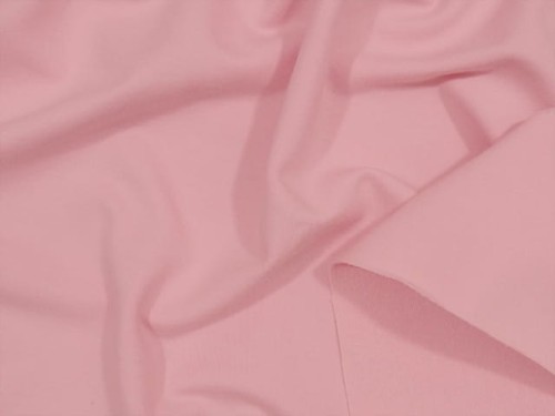 Dresówka z elastanem 290g jasny róż dzianina dresowa pętelka bawełna