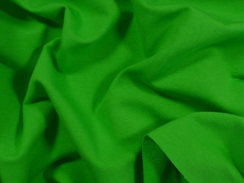 Dresówka z elastanem 250g zielona dzianina dresowa pętelka bawełna