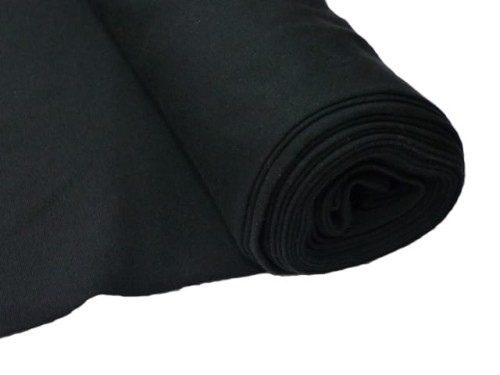 Ściągacz dzianinowy gładki 250g czarny
