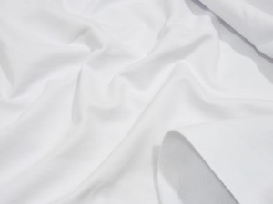Dresówka z elastanem 250g biała dzianina dresowa pętelka bawełna