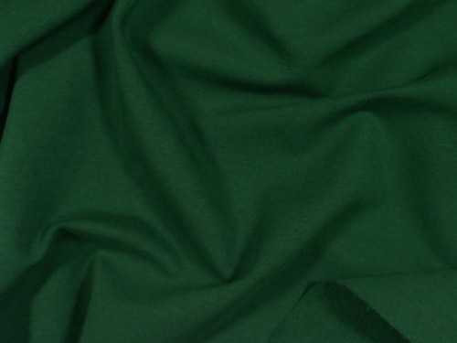 Dresówka z elastanem 290g butelkowa zieleń dzianina dresowa pętelka bawełna